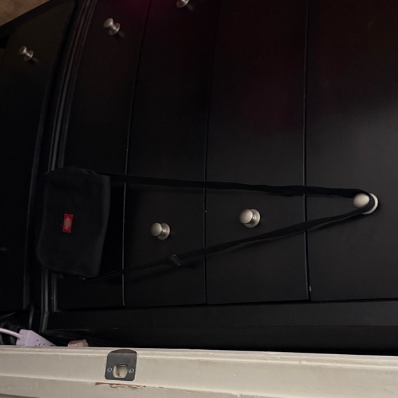 Dickies Black Crossbody Bag with Logo Patch - Picture 2 of 2